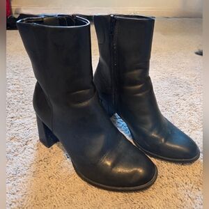 a new day Classic Black Heeled Boots